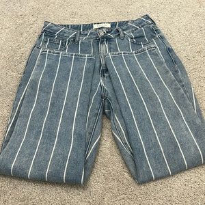 PACSUN striped mom jeans